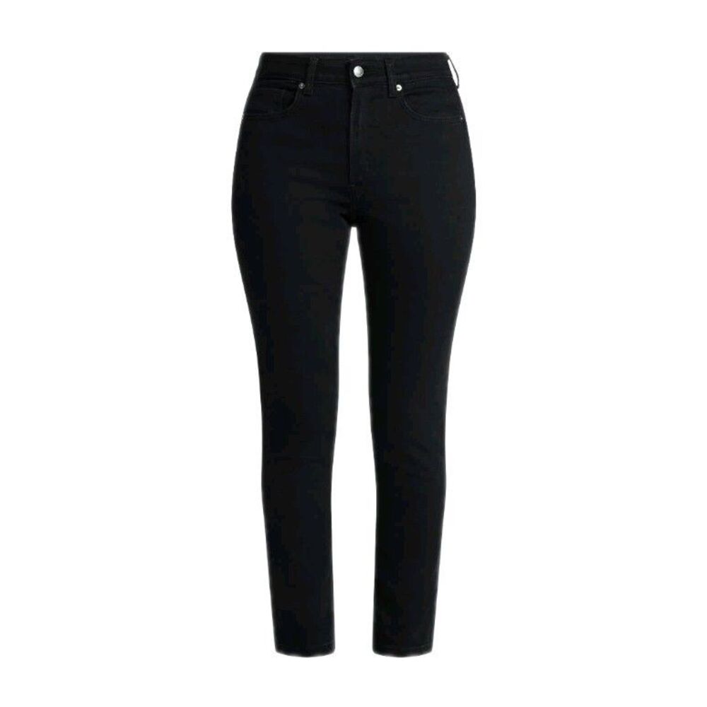 Time and Tru Women's High Rise Skinny Jeans Black Size 10